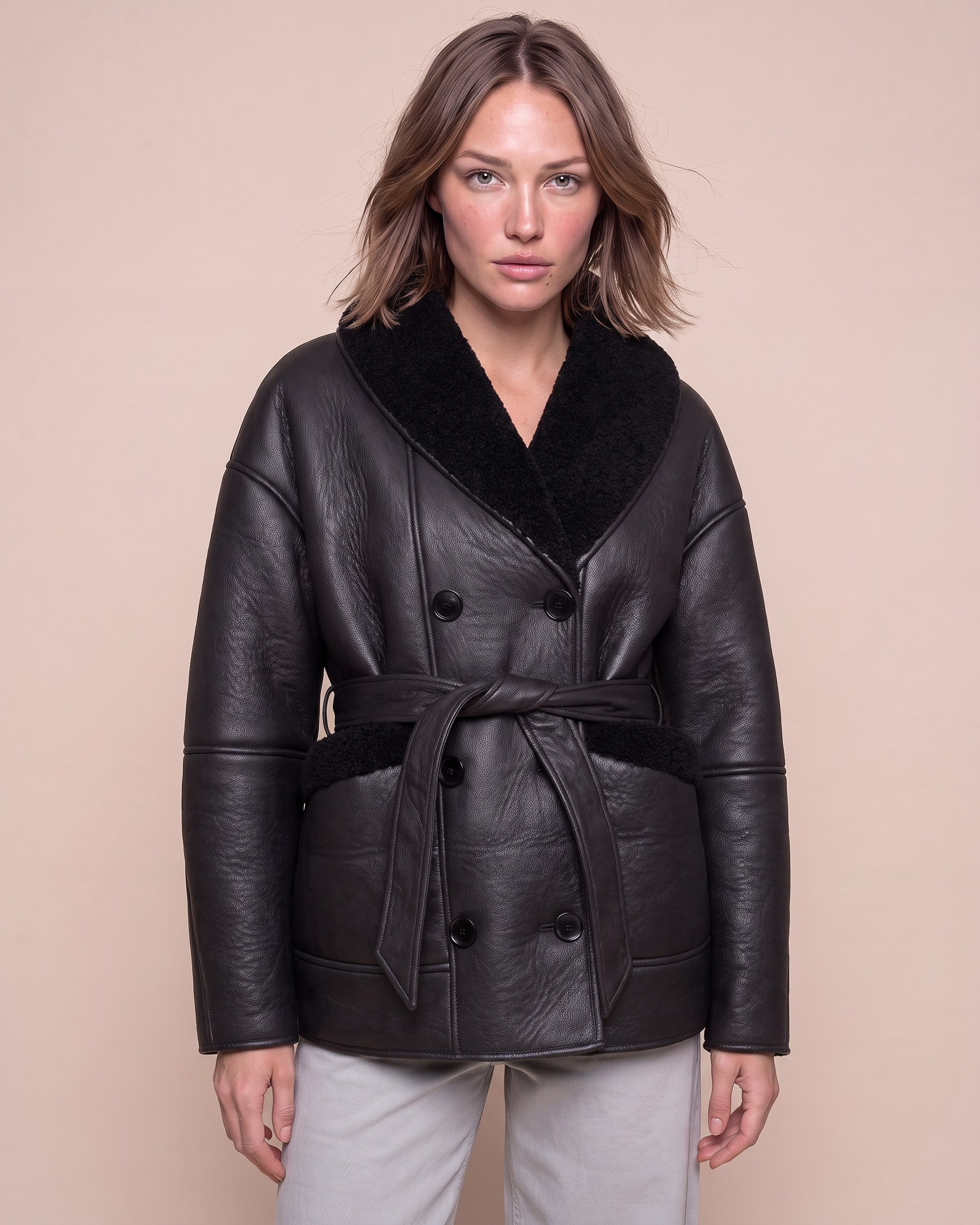 Produktabbildung für Teddyjacke oversized