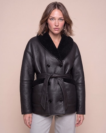 Produktabbildung für Teddyjacke oversized