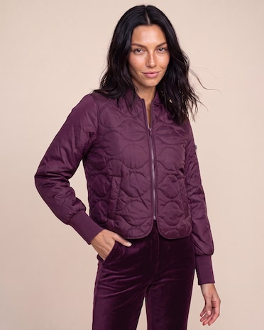 Produktabbildung für Steppjacke mit Jerseybündchen