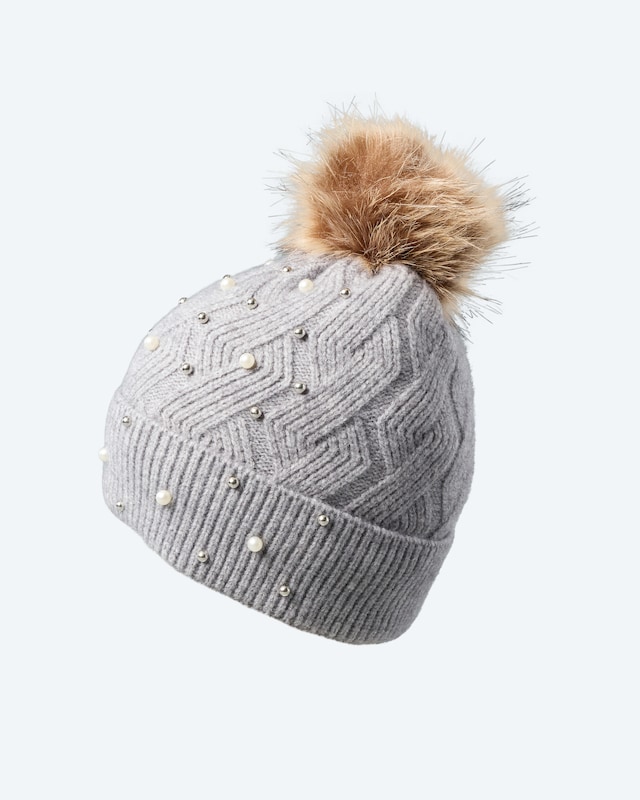 Mütze mit Kuschelfell innen