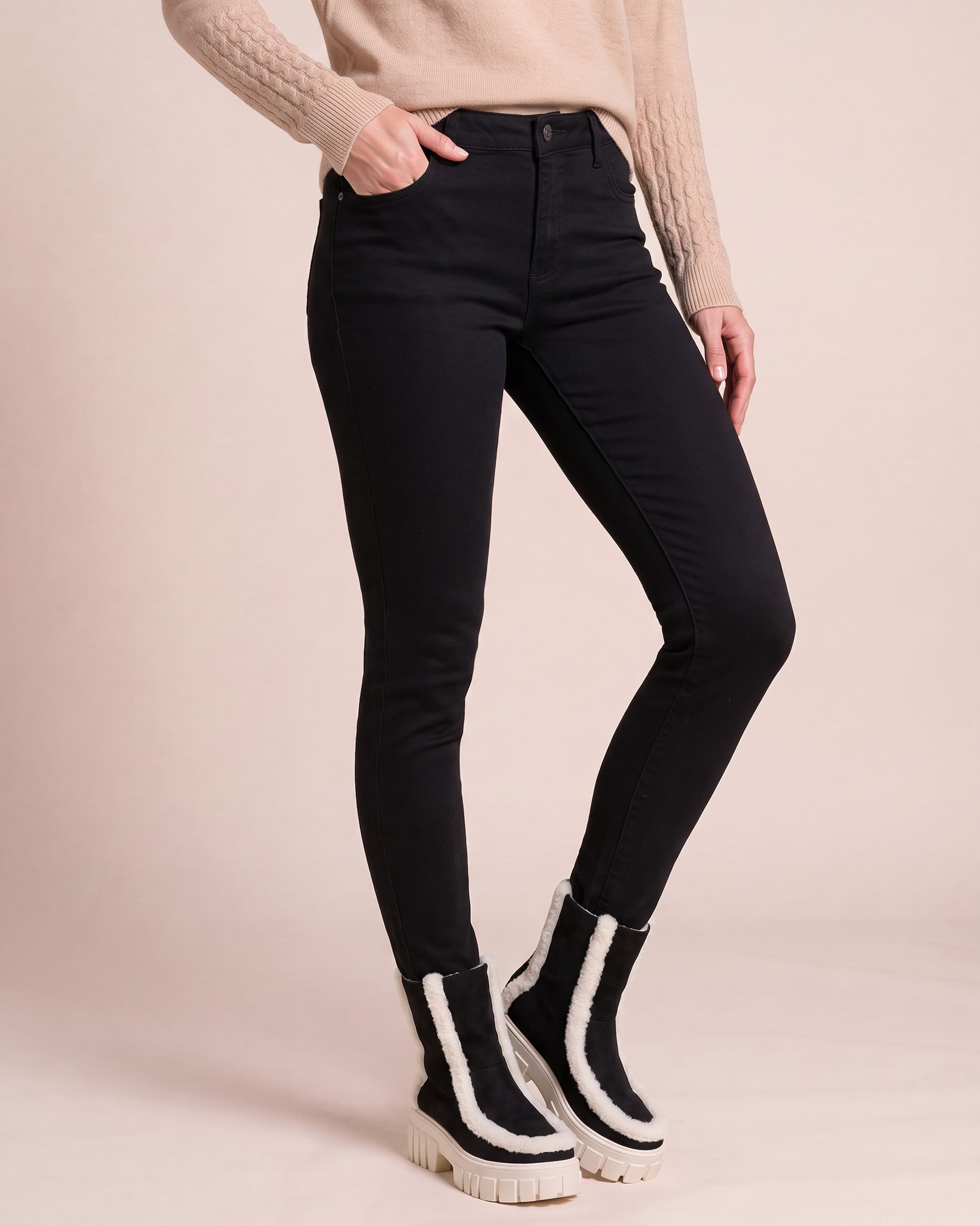 Produktabbildung für Skinny Winter Denim mit Kaschmir