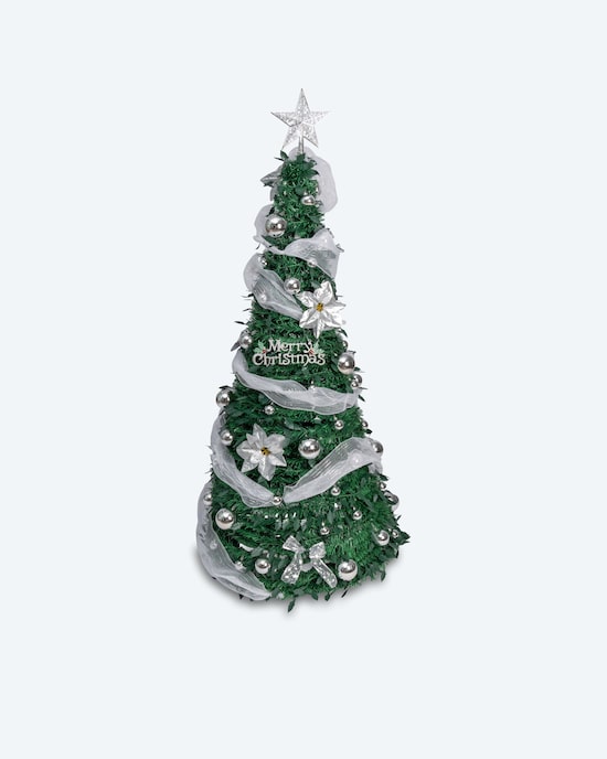 Produktabbildung für LED-Klapp-Weihnachtsbaum mit Dekoration