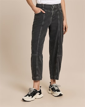 Produktabbildung für Relaxed Fit Jeans mit Bunddetail