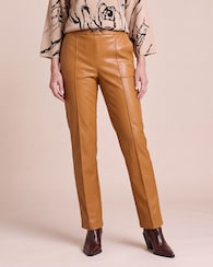 Produktabbildung für Straight Leg Hose Lederimitat mit Deko