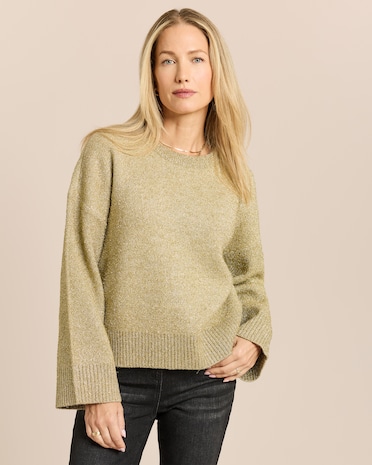 Produktabbildung für Pullover mit Metallgarn