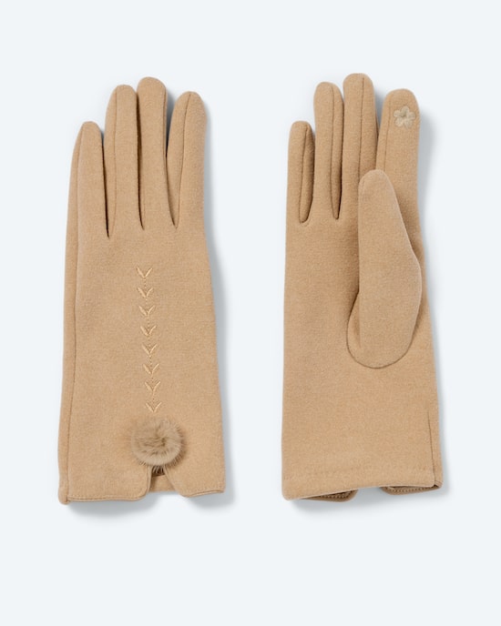 Produktabbildung für Handschuhe mit Pelzbommel
