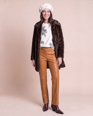 Produktabbildung 3 für Longjacke aus Webpelz mit Muster