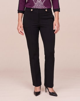 Produktabbildung für Straight Leg Hose mit Dekobund
