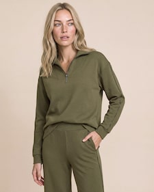 Produktabbildung für Sweater mit Troyerkragen