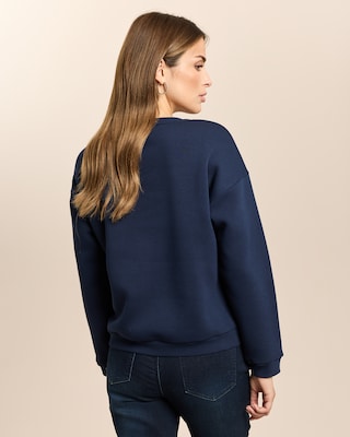 Produktabbildung 4 für Sweatshirt mit Herz-Stickerei