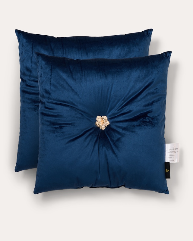 Produktabbildung für Samt-Dekokissen "Majesty", 2tlg.