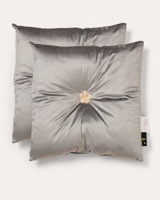 Produktabbildung für Samt-Dekokissen "Majesty", 2tlg.