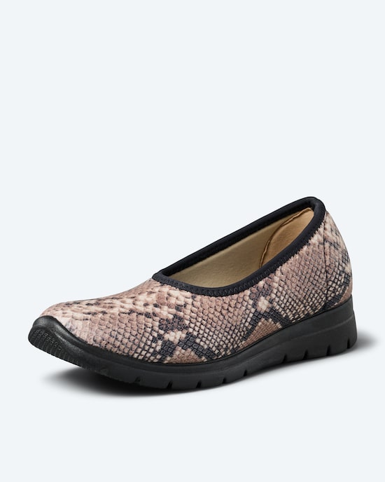 Produktabbildung für Ballerina Stretch Textil Snake Print