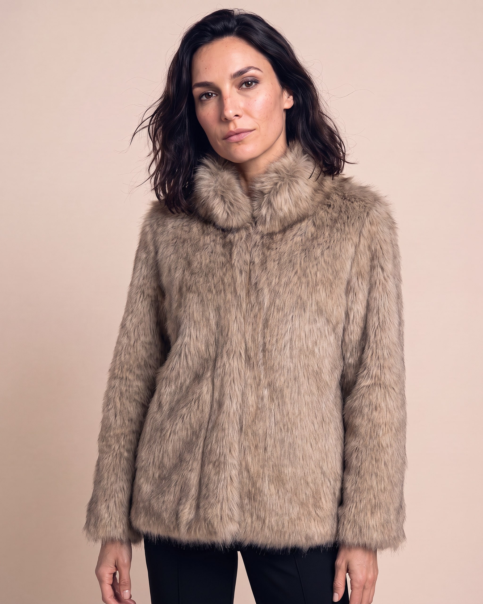 Produktabbildung für Webpelz-Longjacke
