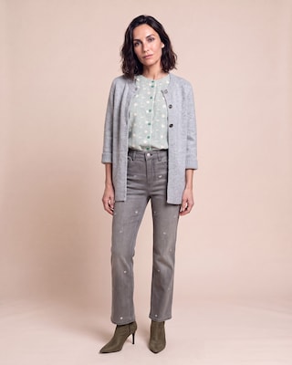 Produktabbildung 5 für Straight Leg Jeans mit Stickerei