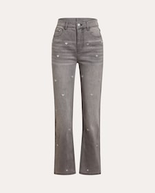 Produktabbildung für Straight Leg Jeans mit Stickerei