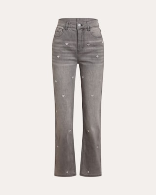 Produktabbildung 2 für Straight Leg Jeans mit Stickerei