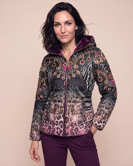 Produktabbildung für Wende-Steppjacke mit Exklusivdruck