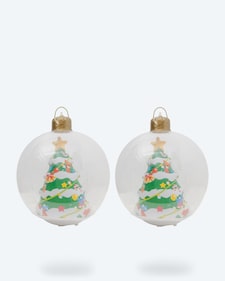 Produktabbildung für LED-Weihnachtskugeln, 2tlg.