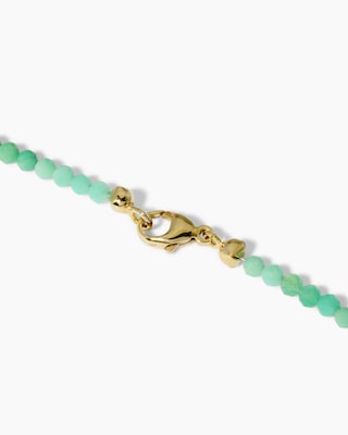 Produktabbildung 5 für Collier mit Chrysopras, SWZ-Perle & Hämatit