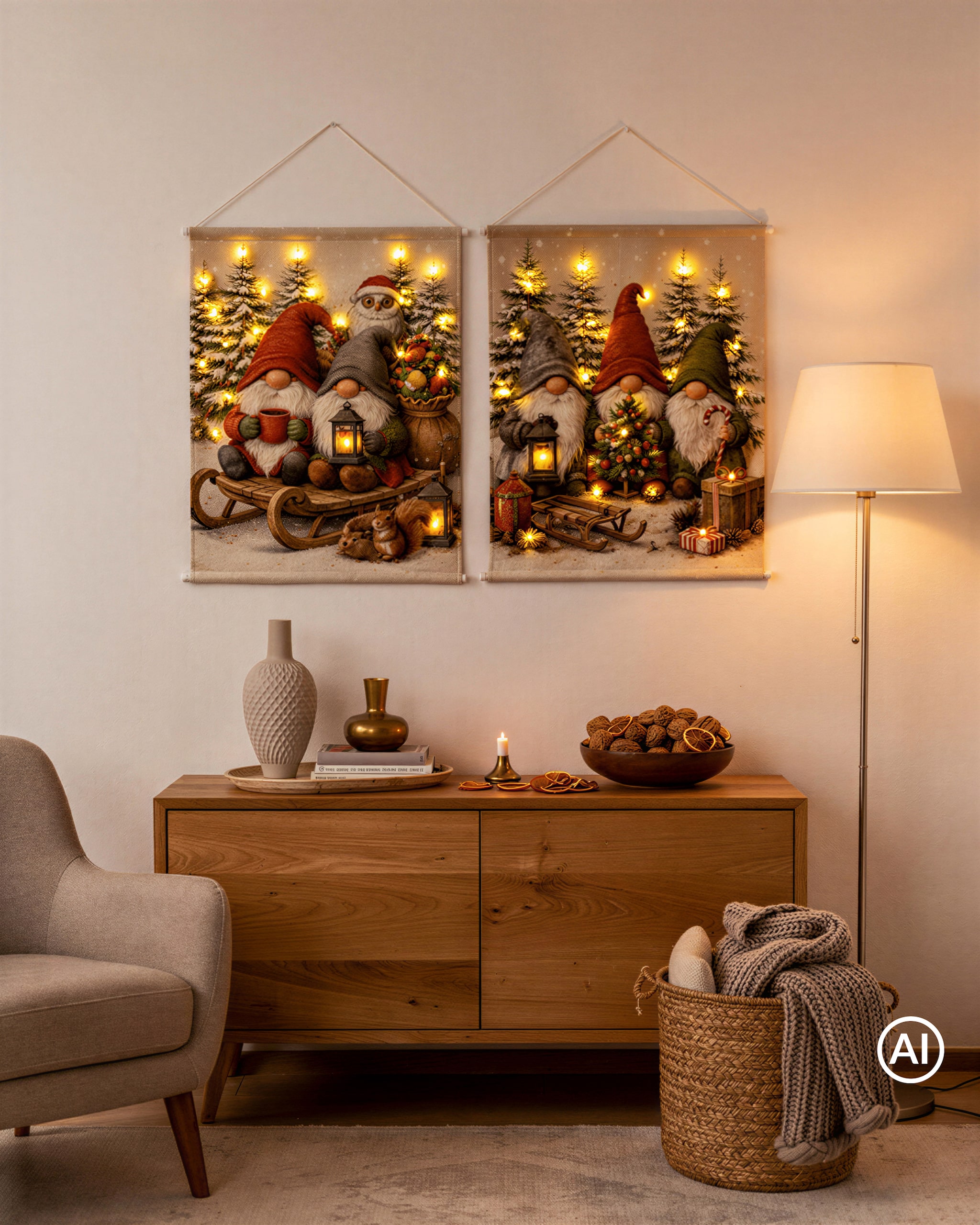 Produktabbildung für LED-Wandbilder „Weihnachten