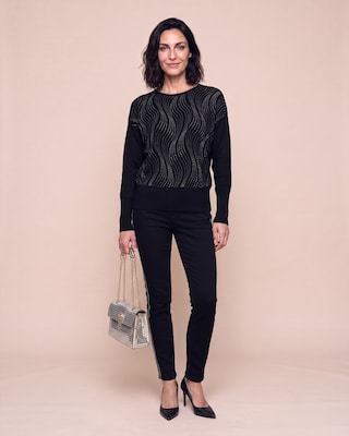 Produktabbildung 3 für Pullover mit Strasssteinen