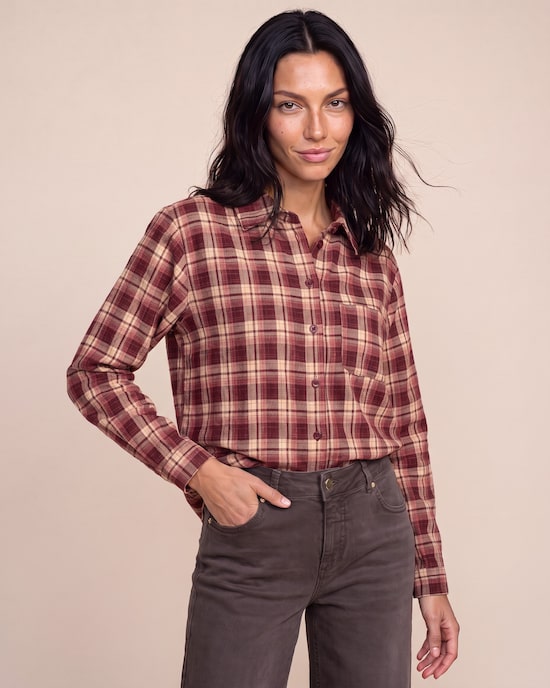 Produktabbildung für Hemdbluse mit Karomuster