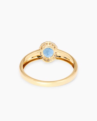 Produktabbildung 3 für Ring mit Santa Maria di Afrika Aquamarin & Diamanten