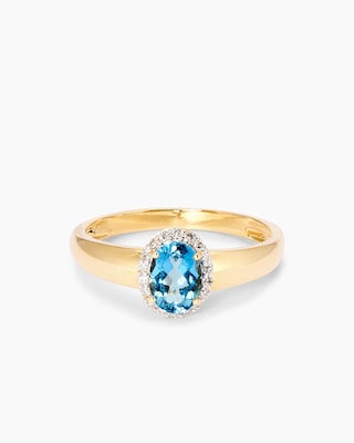 Produktabbildung 1 für Ring mit Santa Maria di Afrika Aquamarin & Diamanten