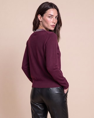 Produktabbildung 2 für Pullover mit Strass und Bindeband