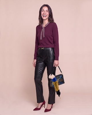 Produktabbildung 3 für Pullover mit Strass und Bindeband