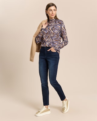 Produktabbildung 3 für Rollkragen-Shirt mit Leoprint