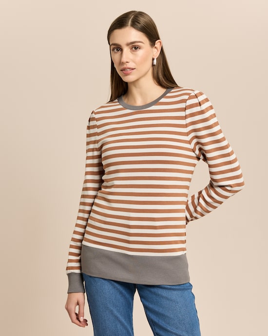 Produktabbildung für Shirt mit Streifen