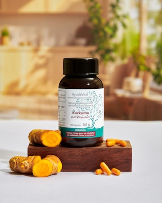 Produktabbildung 2 für Kurkuma mit Vitamin E, 180 Kapseln