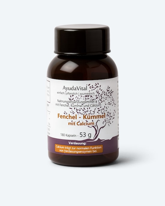 Produktabbildung für Fenchel-Kümmel mit Calzium, 180 Kps.