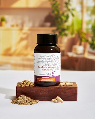 Produktabbildung 2 für Fenchel-Kümmel mit Calzium, 180 Kapseln