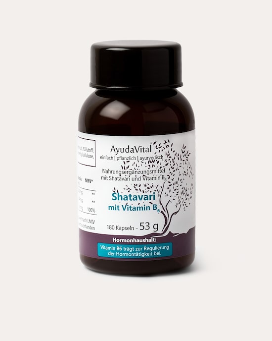 Produktabbildung für Shatavari mit Vitamin B6, 180 Kps.