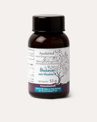 Produktabbildung 1 für Shatavari mit Vitamin B6, 180 Kapseln
