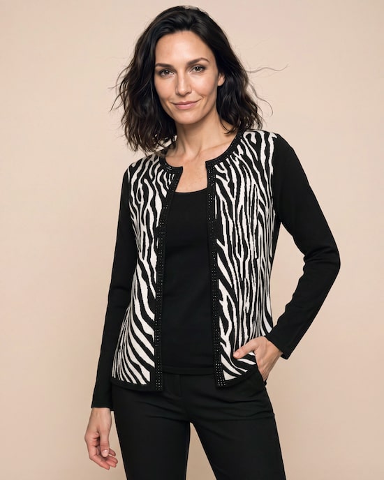 Produktabbildung für Pullover 2-in-1 im Twin-Set-Look