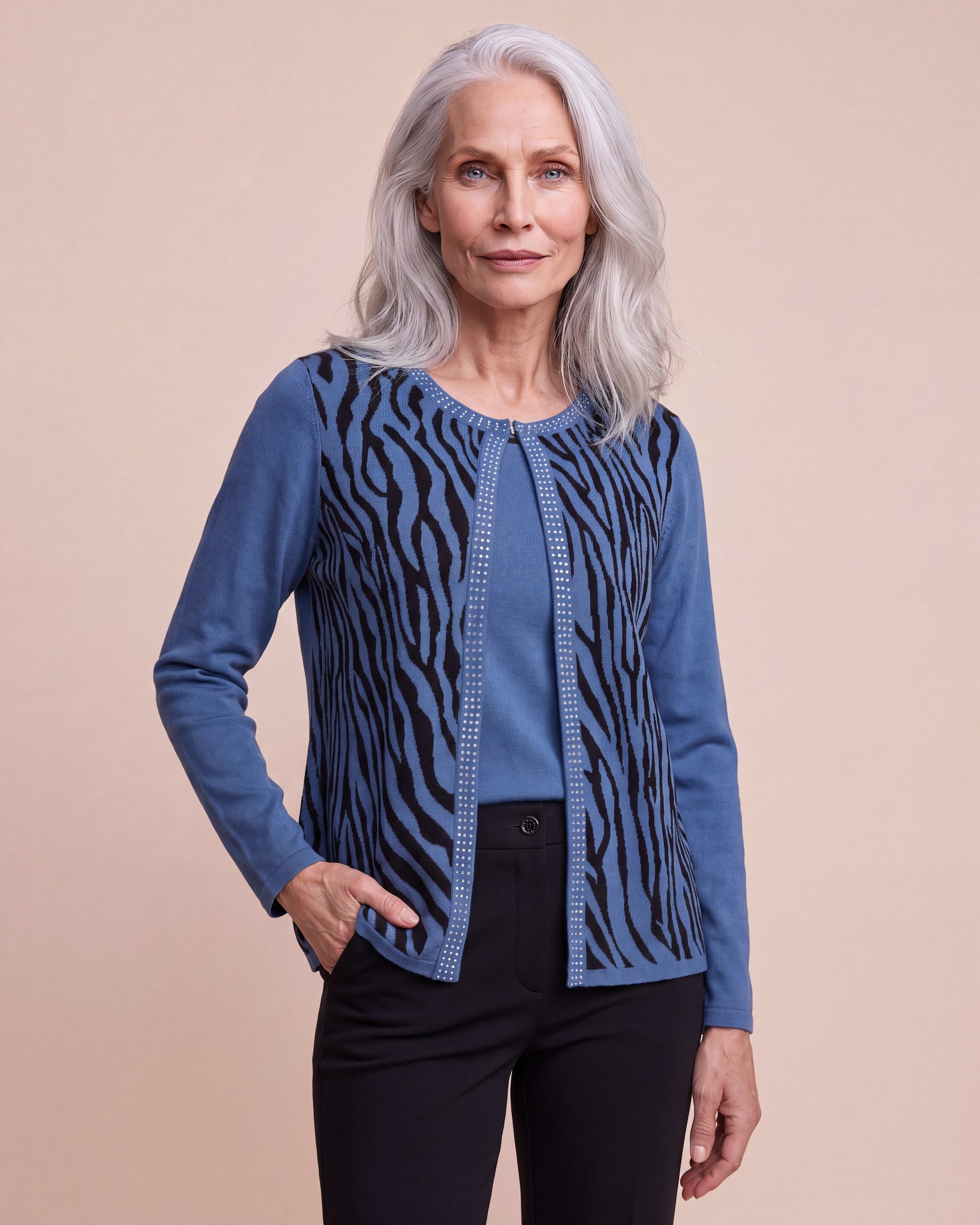 Produktabbildung für Pullover 2-in-1 im Twin-Set-Look