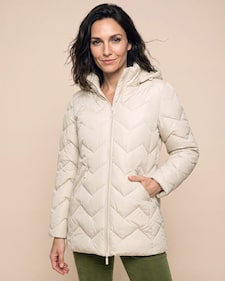 Produktabbildung für Wintersteppjacke mit abnehmbarer Kapuze