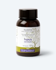 Produktabbildung für Triphala (Dreifrucht) mit Cholin, 180 Kps.