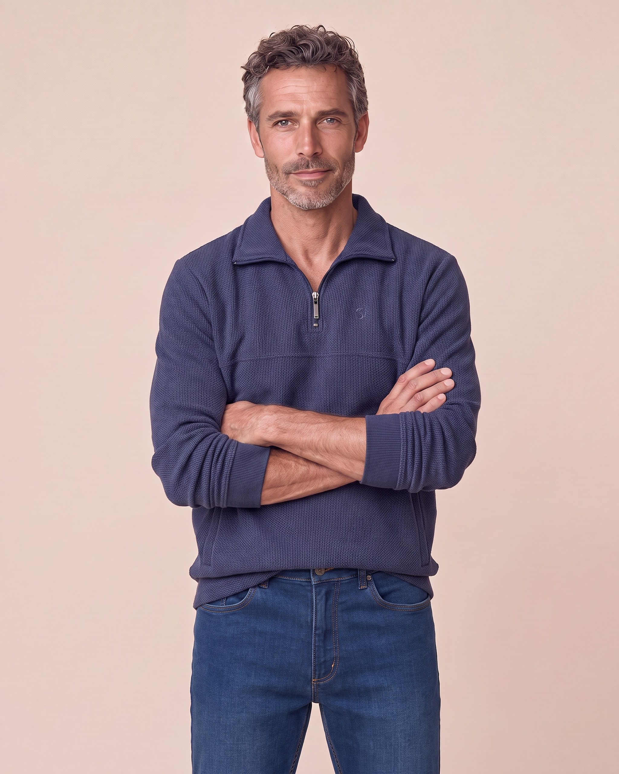 Produktabbildung für Jacquard Fleece-Troyer