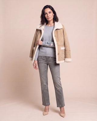 Produktabbildung 3 für Jacke Lammfellimitat