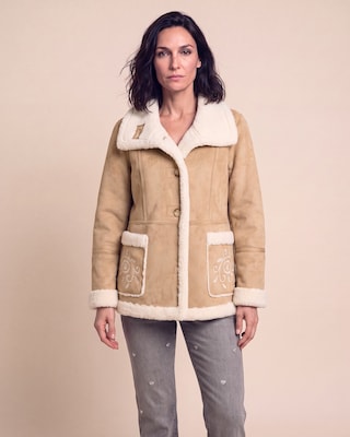 Produktabbildung 1 für Jacke Lammfellimitat