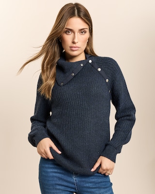 Produktabbildung 1 für Pullover mit Knopfdetail