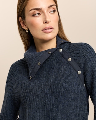 Produktabbildung 5 für Pullover mit Knopfdetail