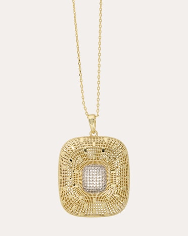 Produktabbildung für Kette + Anhänger mit Zirkonia