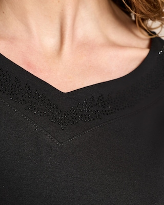 Produktabbildung 3 für Shirt mit Strassdeko