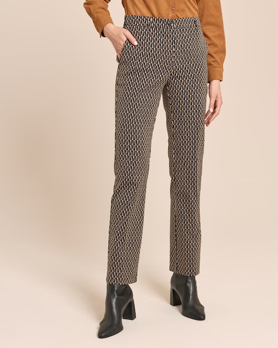 Produktabbildung für Straight Leg Hose mit Jacquard